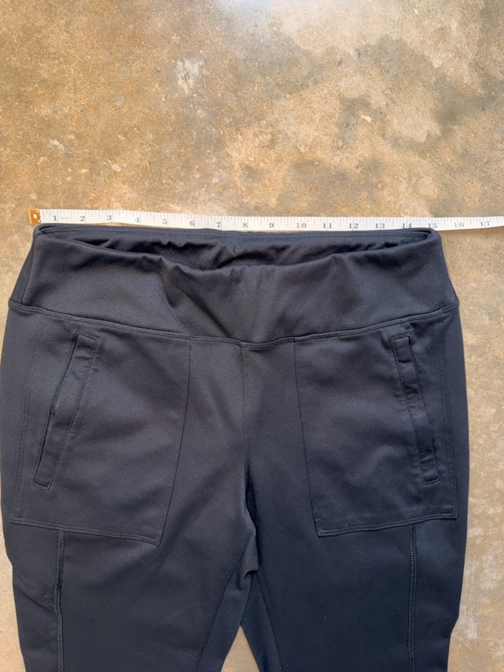 Ridgecut - Black High-Waist Active Leggings with Side Pocket - Size M - Picture 7 of 13